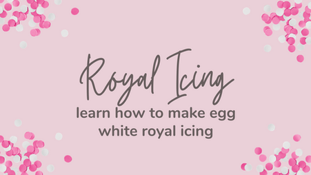 Recipe: Egg White Royal Icing